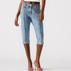 NWT Steve Madden Light Blue Capri Jeans